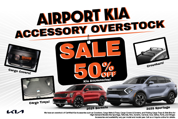 Airport Kia Accessory Overstock Sale